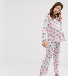 Пижама в традиционном стиле ASOS DESIGN Maternity - Мульти