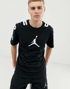 Черная футболка с логотипом на плечах Nike Jordan Jumpan - Черный