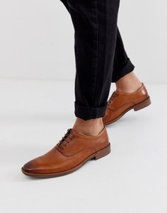 Светло-коричневые кожаные туфли на шнуровке Silver Street - Рыжий