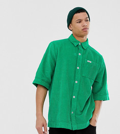 Вельветовая свободная рубашка COLLUSION Tall - Зеленый