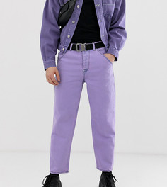 Сиреневые прямые джинсы Crooked Tongues - Фиолетовый