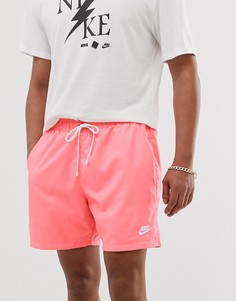 Розовые шорты с логотипом Nike - Розовый