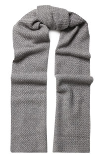 Кашемировый шарф фактурной вязки с отделкой стразами