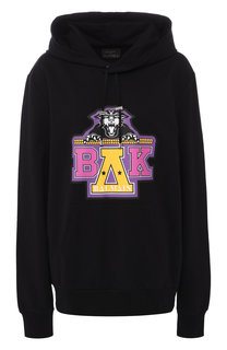 Хлопковый пуловер с капюшоном balmain x beyoncé
