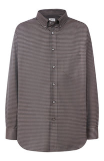 Хлопковая рубашка с воротником button down
