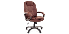 Кресло для руководителя Chairman 668 вариант №1 (коричневый) Home Me