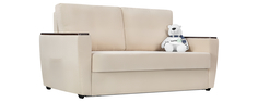 Диван тканевый прямой Майами Savoy молочный (Флок) Home Me