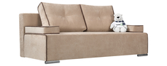 Диван тканевый прямой Лиссабон Dana бежевый (Вельвет) Home Me