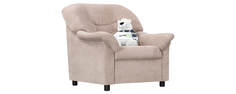 Кресло тканевое Честер Savoy бежевый (Флок) Home Me