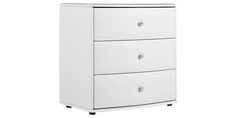 Комод Малибу 3 ящ. вариант №2 (Белый) Home Me