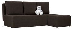 Диван тканевый угловой Каир Madagascar коричневый (Рогожка) Home Me
