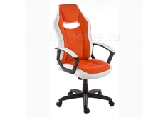 Компьютерное кресло Gamer белое / оранжевое 1939 Gamer белое / оранжевое 1939 (13543)