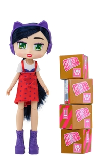 Кукла Boxy Girls Riley, брюнетка с аксессуарами 20 см 1toy