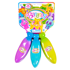 Игрушка с сюрпризом Bananas из 3-х бананов, синий, фиолетовый, зелёный Blue Whale