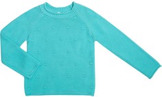 Пуловер для девочки «Весенние бабочки», мятный Barkito