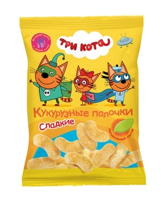Кукурузные палочки Три кота 75 г