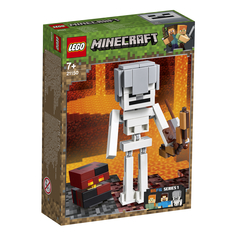 Конструктор Minecraft 21150 Большие фигурки Minecraft, скелет с кубом магмы Lego