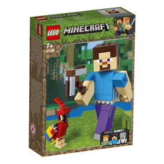 Конструктор Minecraft 21148 Большие фигурки Minecraft, Стив с попугаем Lego