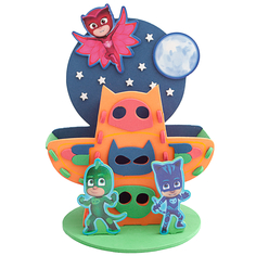 Домик для карандашей Секретная база PJ Masks