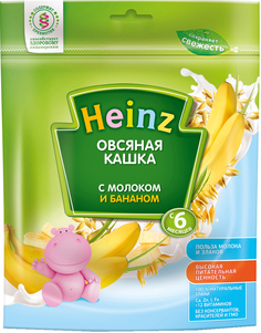 Каша Heinz Молочная овсяная с бананом (с 6 месяцев) 250 г