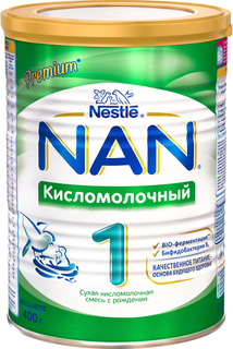 Молочная смесь NAN (Nestlé) Кисломолочный 1 (с рождения) 400 г Nestle