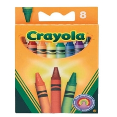 Мелки Разноцветные восковые 8 шт Crayola