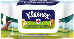 Влажные салфетки Protect Disney антибактериальные с крышкой (40 шт.) Kleenex