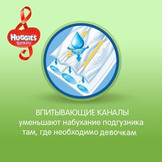 Трусики-подгузники для девочек 5 (13-17 кг) 32 шт. Huggies