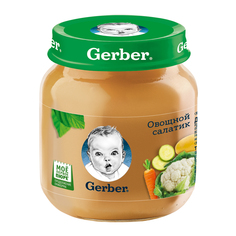 Пюре Gerber Овощной салатик (с 5 месяцев) 130 г Nestle