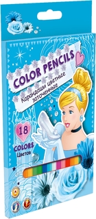Набор цветных карандашей Princess 18 шт