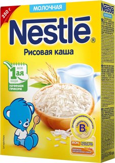 Каша Nestlé Молочная рисовая (с 4 месяцев) 250 г Nestle
