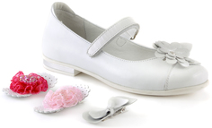 Туфли для девочки со сменными бантиками 13-309-4 Детский скороход