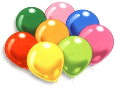 Набор воздушных шаров цветные 25 шт. Everts