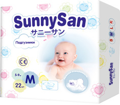 Подгузники M (5 - 9 кг) 22 шт. Sunny San