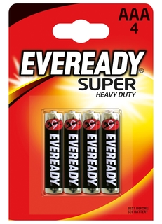 Батарейки Super Heavy Duty AAA Eveready