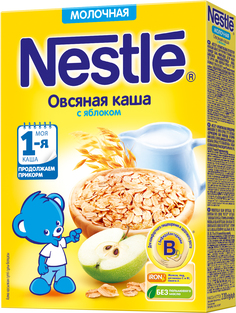 Каша Nestlé Молочная овсяная с яблоком (с 5 месяцев) 220 г Nestle