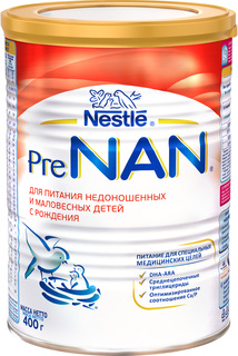 Молочная смесь NAN (Nestlé) Pre (c рождения) 400 г Nestle