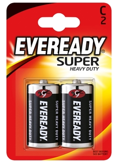 Батарейки Super Heavy Duty С Eveready