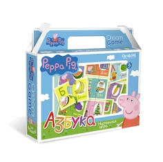 Детские настольные игры Азбука Peppa Pig