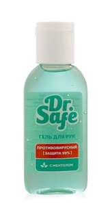 Дезинфицирующий гель для рук Dr.Safe с ароматом ментола