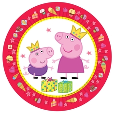 Тарелки Одноразовые тарелки Пеппа Принцеса 6 шт. Peppa Pig