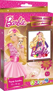 Набор для творчества Вышивка лентами Barbie