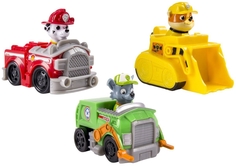 Игровой набор Набор из 3 маленьких машинок PAW Patrol