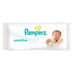 Влажные салфетки «Sensitive» 12 шт Pampers