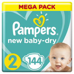 Подгузники Pampers New Baby-Dry 2 (4-8 кг) 144 шт
