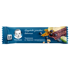 Батончик Gerber фруктово-злаковый с черникой и черной смородиной с 12 мес. 25 г Nestle