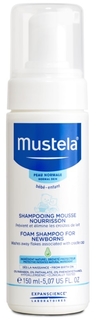 Средства для купания малышей Пенка-шампунь для новорожденных 150 мл Mustela