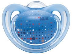 Пустышка Freestyle силиконовая ортодонтическая 6 мес.+ для сна 2 шт. NUK
