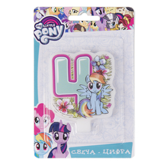 Свеча «Цифра 4» My Little Pony