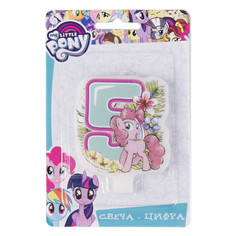 Свеча «Цифра 5» My Little Pony